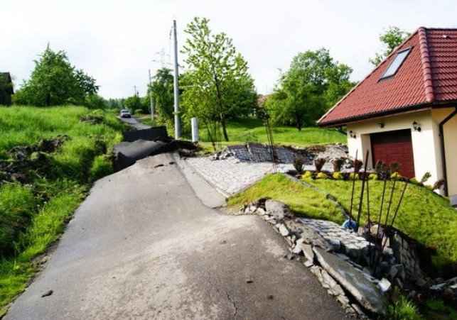 osuwiska w karpatach